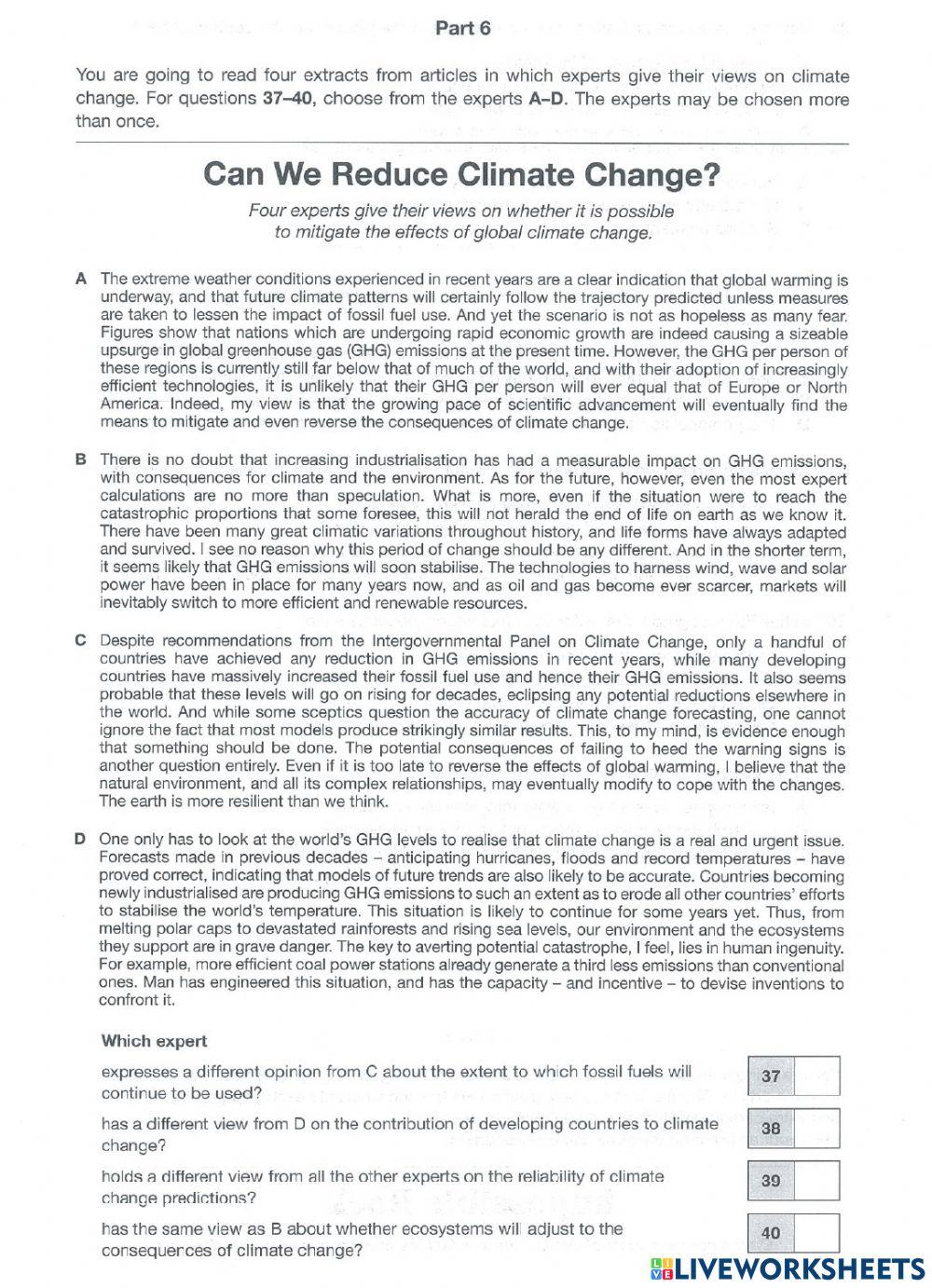 Can we reduce climate change?