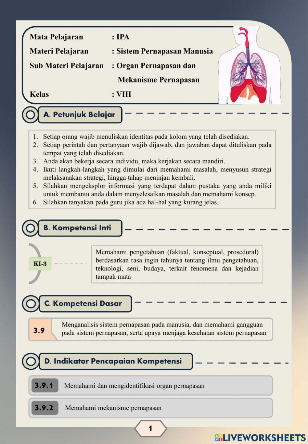 E-LKPD Berbasis Liveworksheet