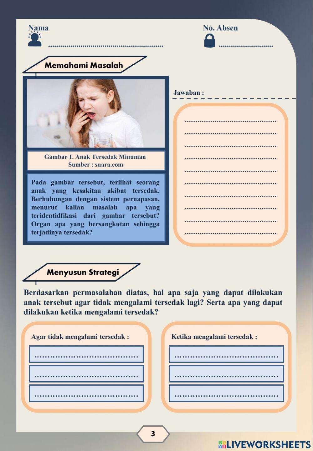 E-LKPD Berbasis Liveworksheet