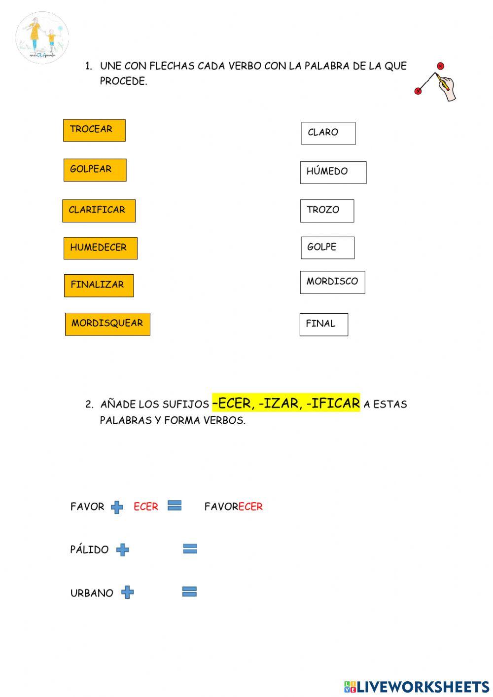 prefijos-y-verbos-worksheet-live-worksheets