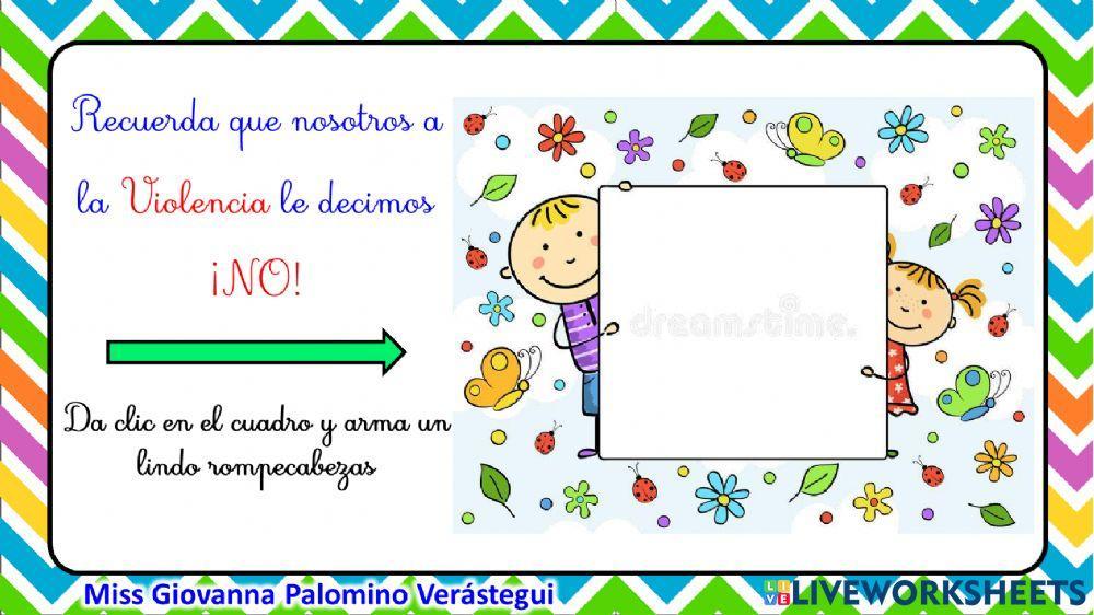 No a la violencia No a la violencia