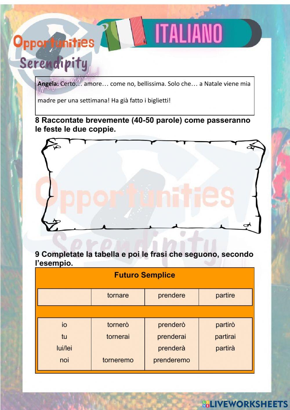 Progetto italiano, clase 1- A2