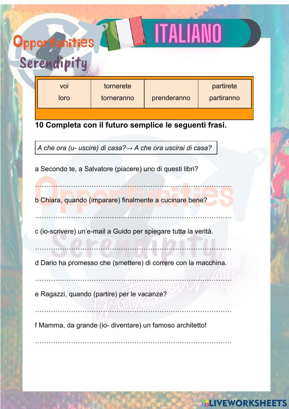 Progetto italiano, clase 1- A2