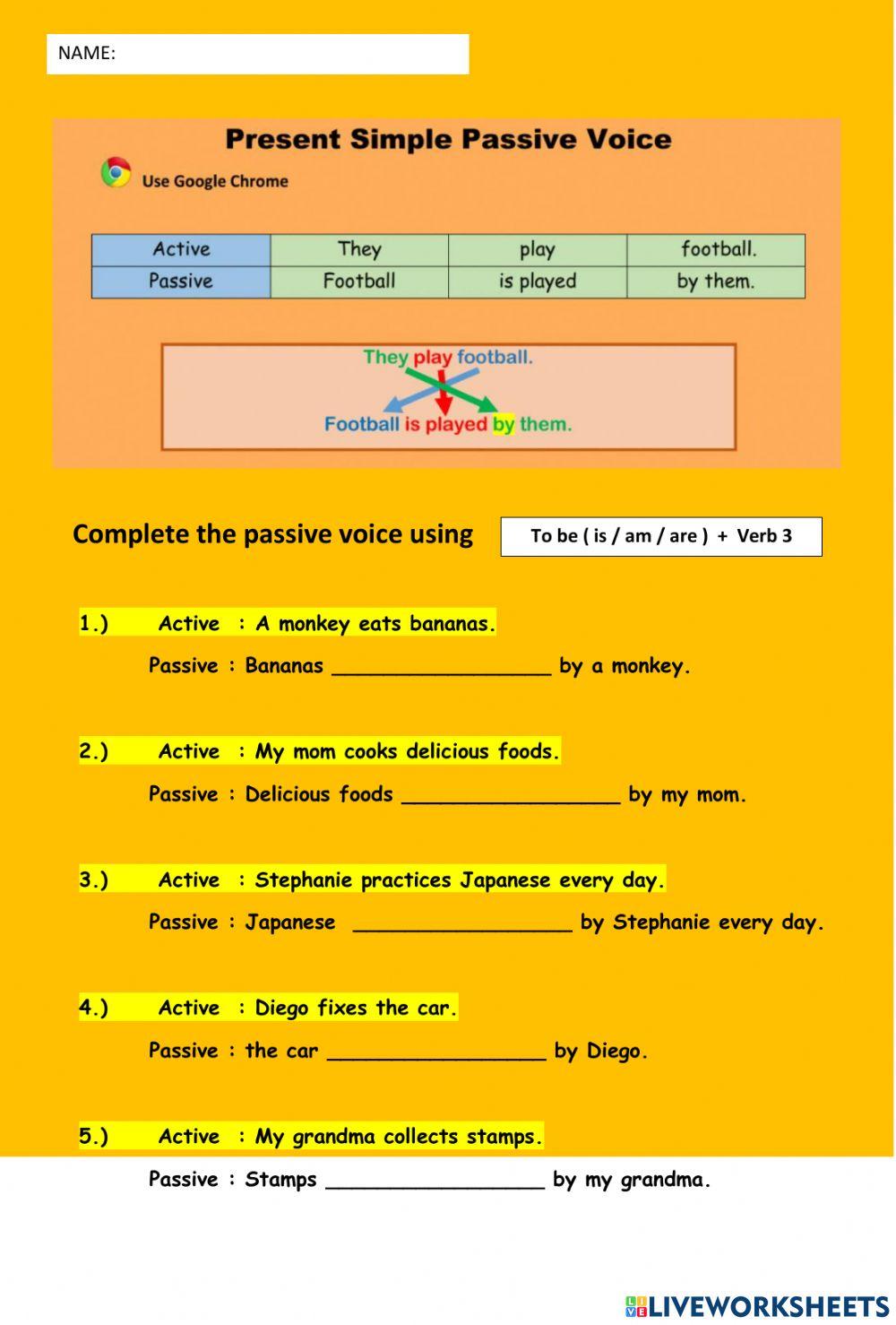 Passive voice