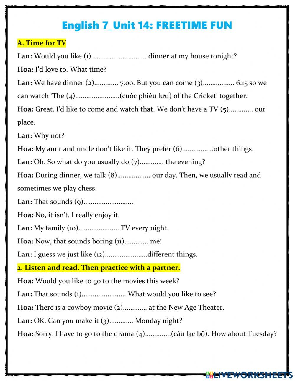 English 7-Unit 14-Passage-Part 1