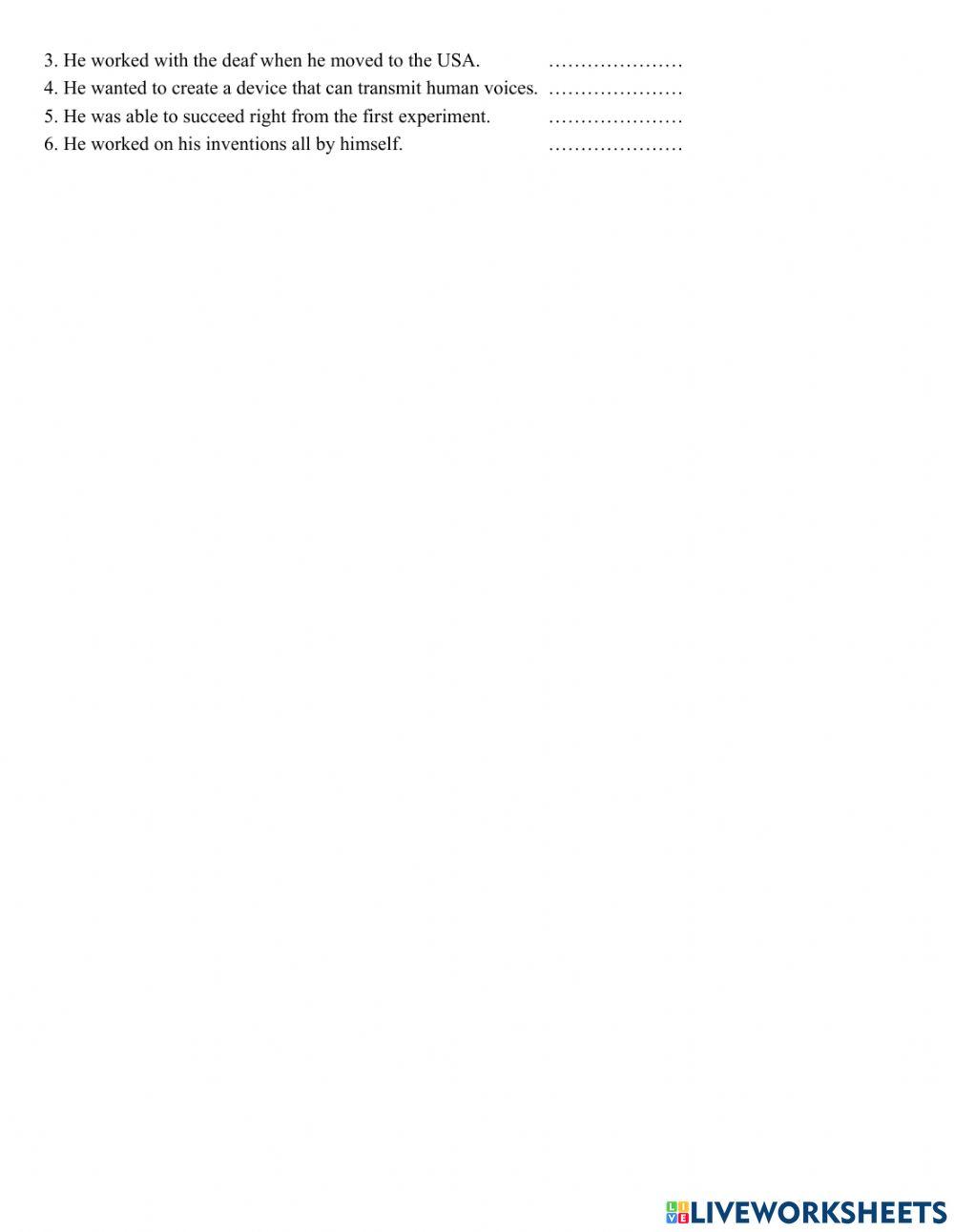 Grade 8- Communication (cont)