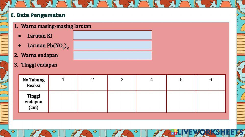 LKPD Percobaan Stoikiometri