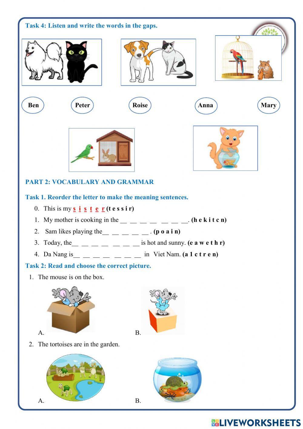 FINAL TERM TEST 2 – Test 2