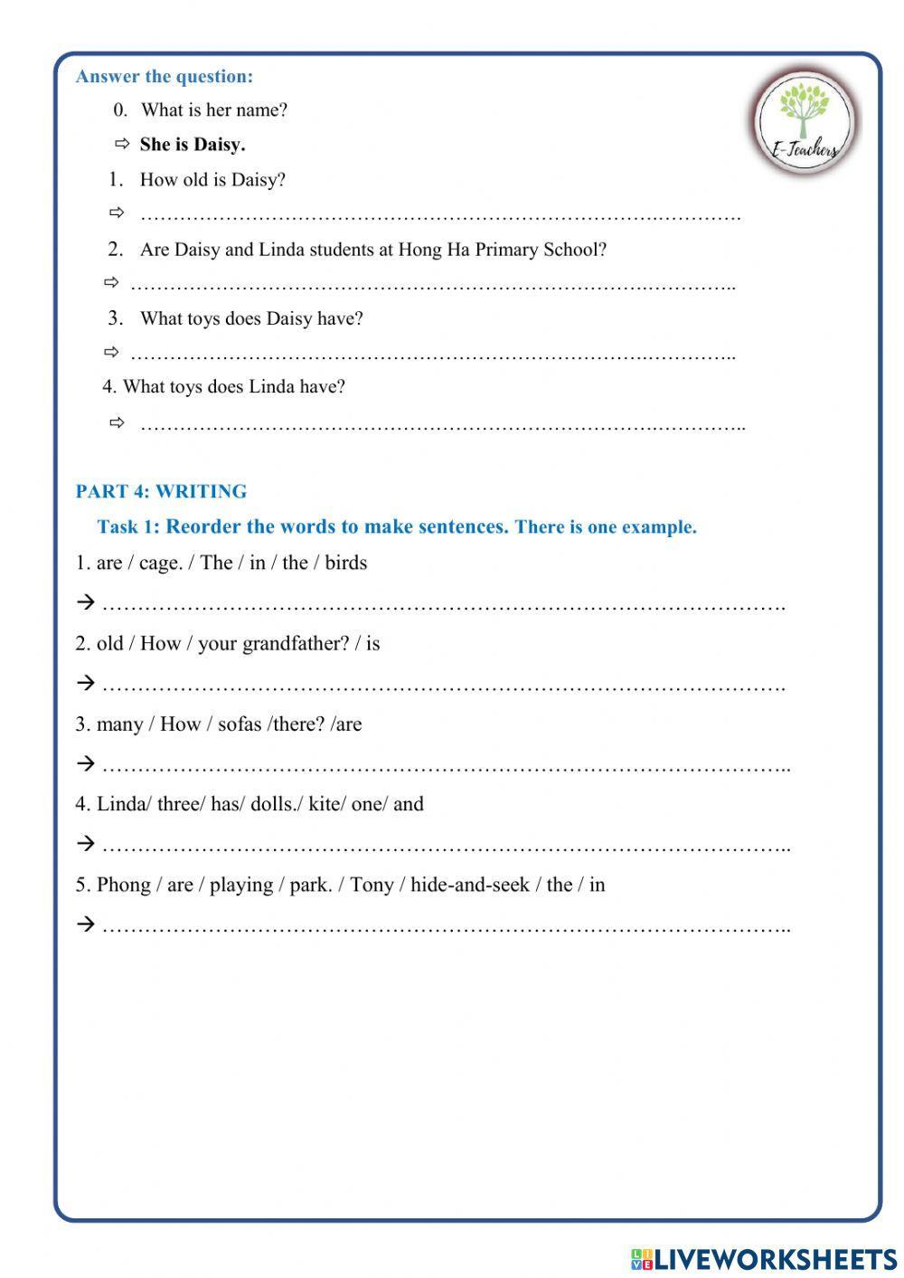 FINAL TERM TEST 2 – Test 3