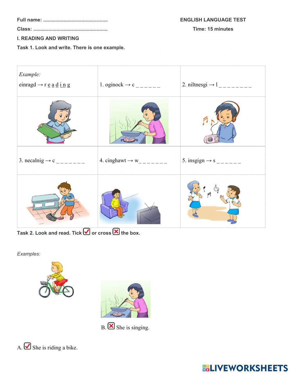 Unit 18 What are you doing?