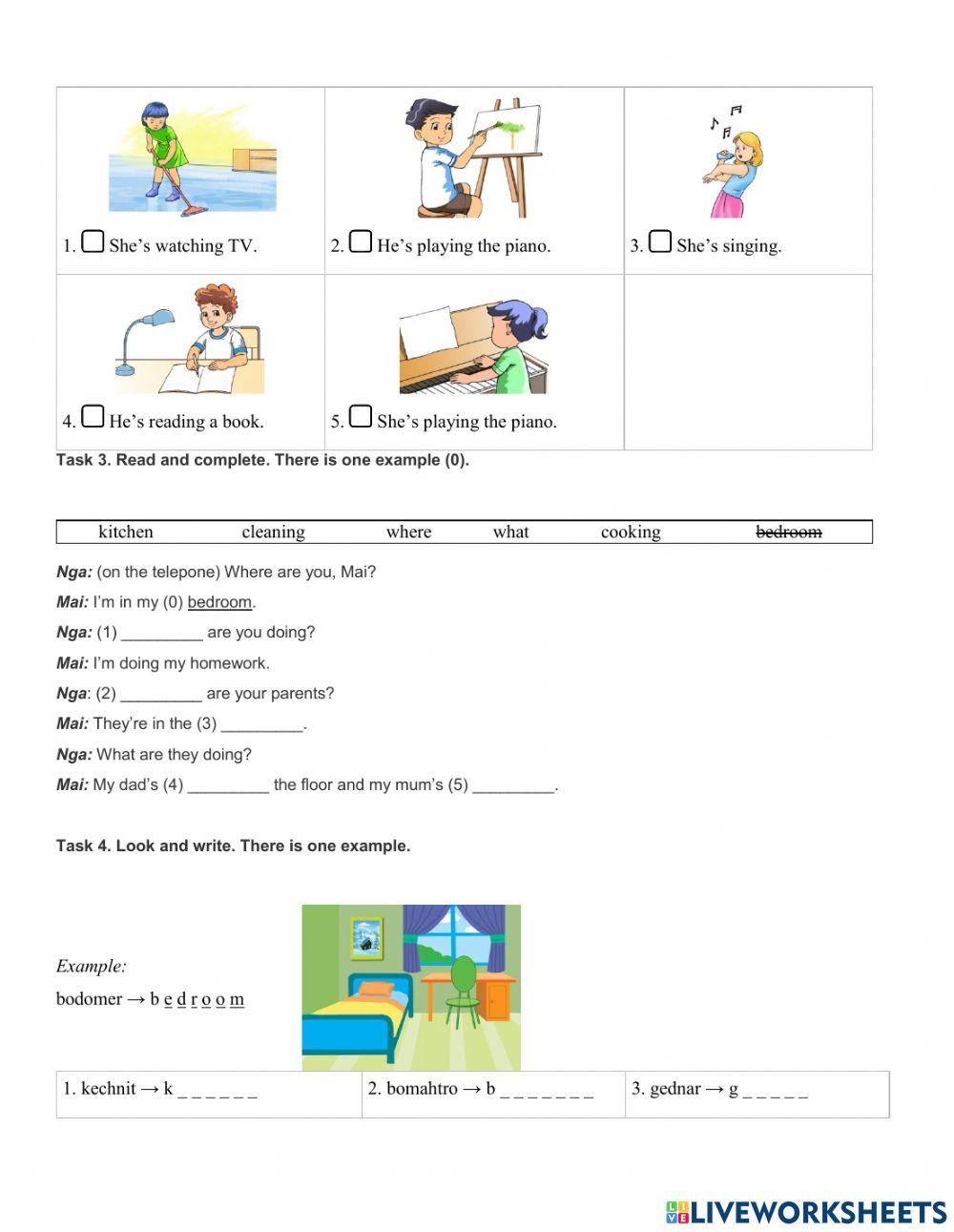 Unit 18 What are you doing?