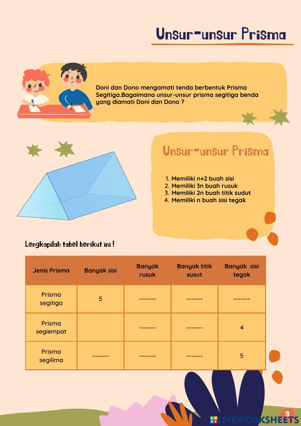 Bangun ruang sisi datar prisma