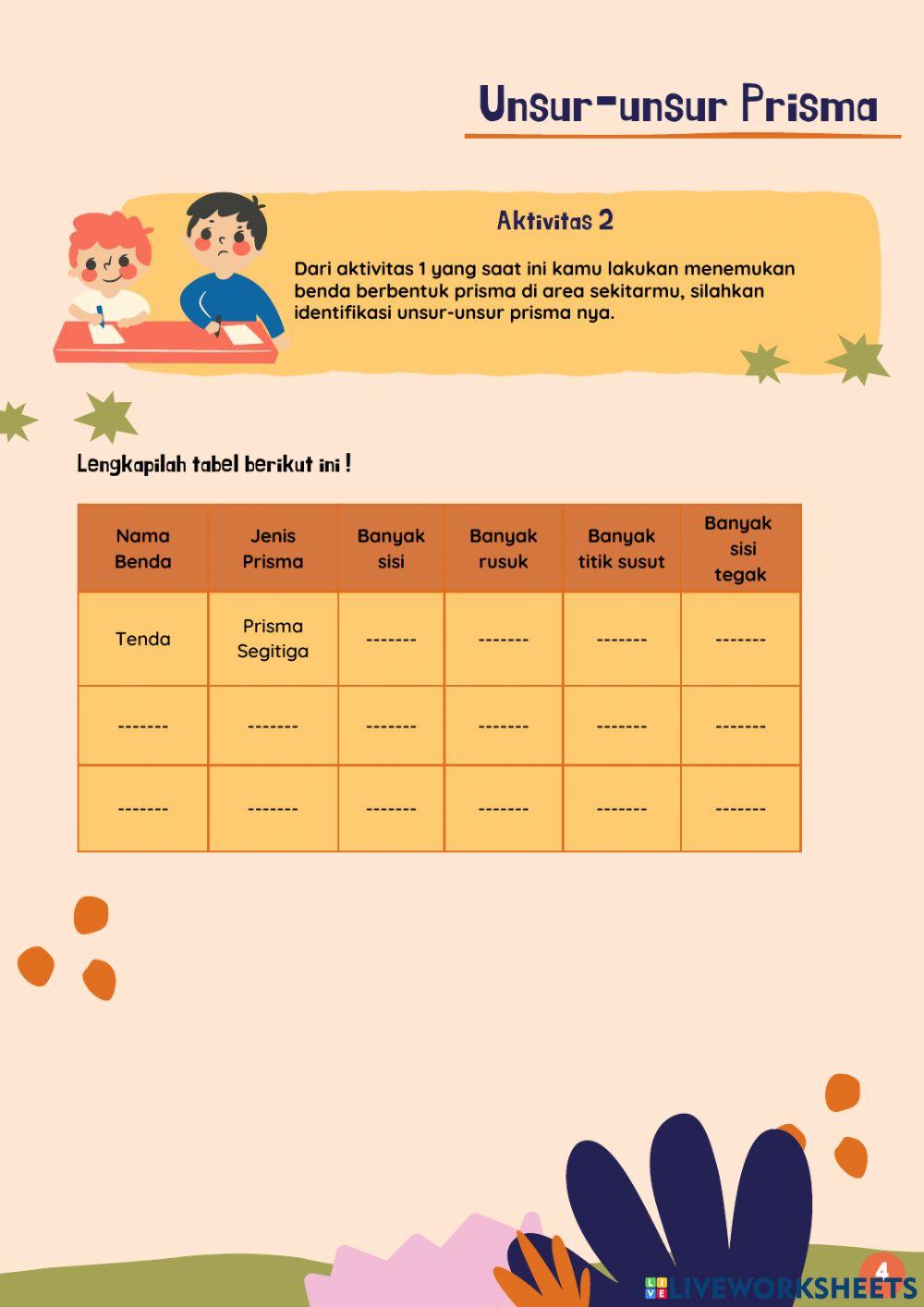 Bangun ruang sisi datar prisma