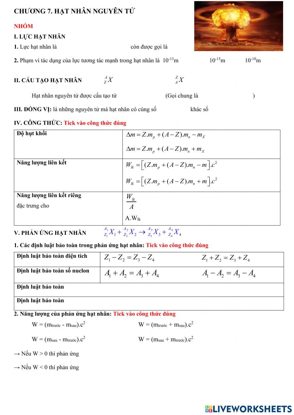 Ôn ck2-vl12-chương 7