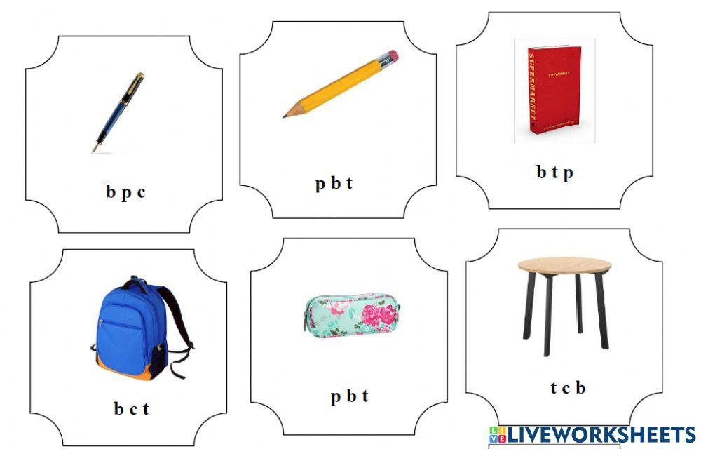 The beginning letters