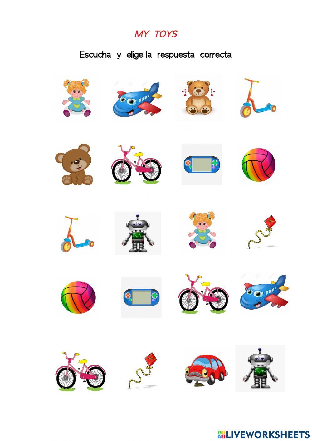 My toys interactive activity for 1º | Live Worksheets