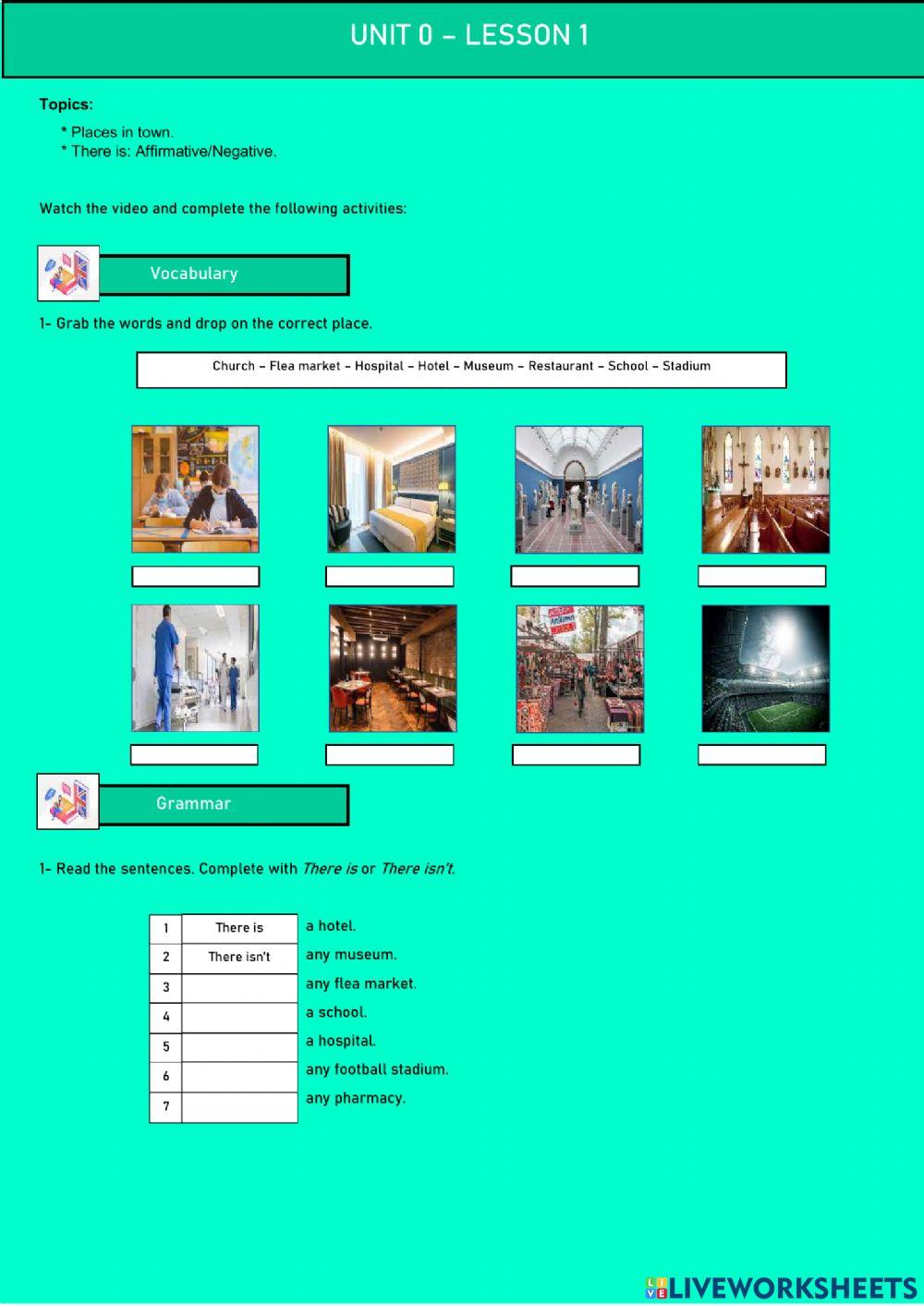 There is - There isn't