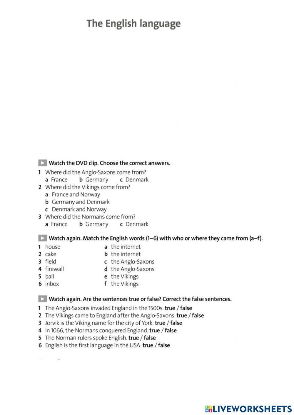 The English Language