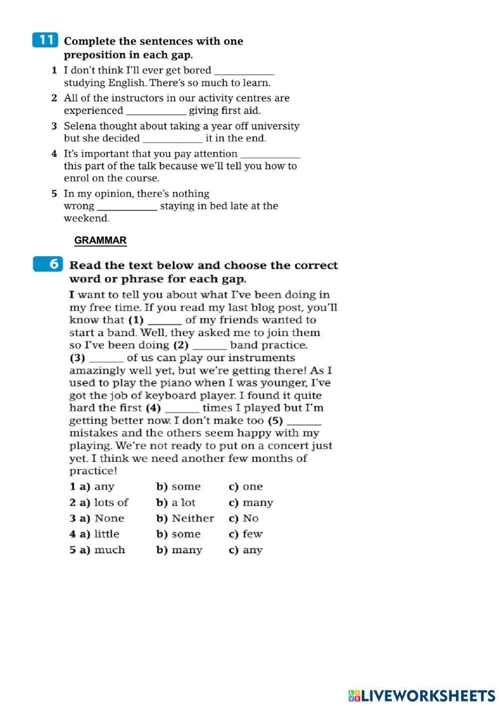 Optimise B2 units 1 and 2
