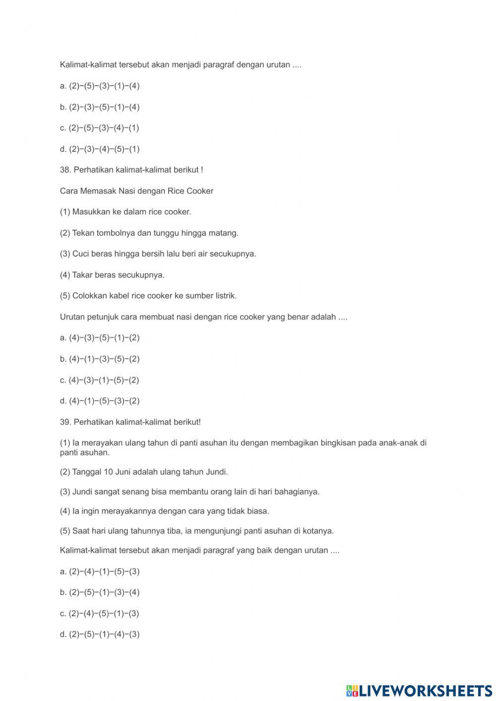 Lanjutan bahasa indonesia