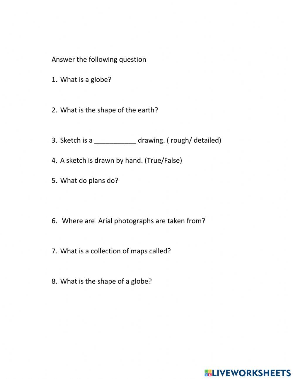 Geography ICSE grade 6 Map and Diagrams