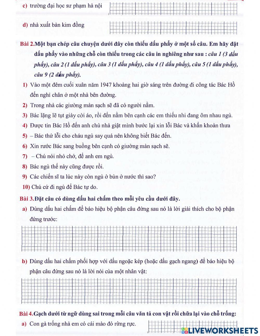 Tiếng Việt 5 - Tuần 32