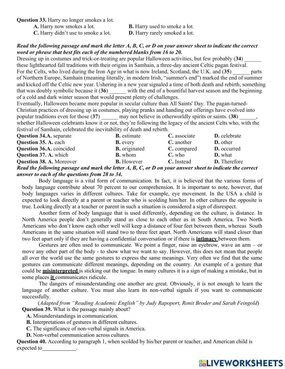 Bộ 1- đề luyện số 4 -tn 2022