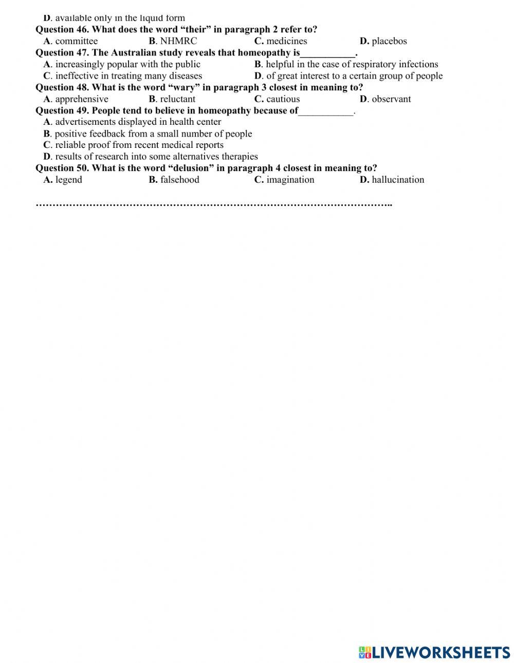 Bộ 1- đề luyện số 5 -tn 2022