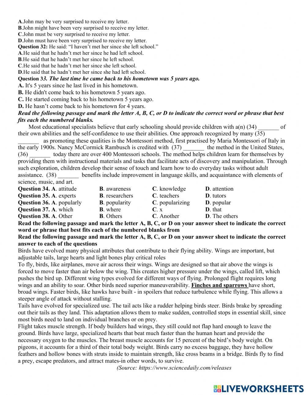 Bộ 1- đề luyện số 8-tn 2022