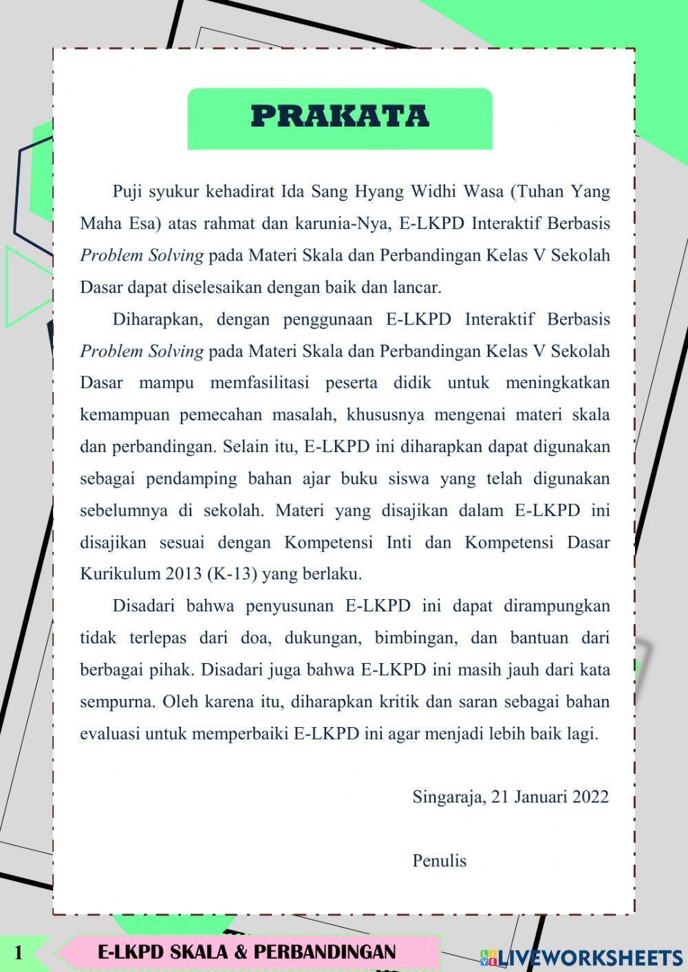 Skala dan Perbandingan