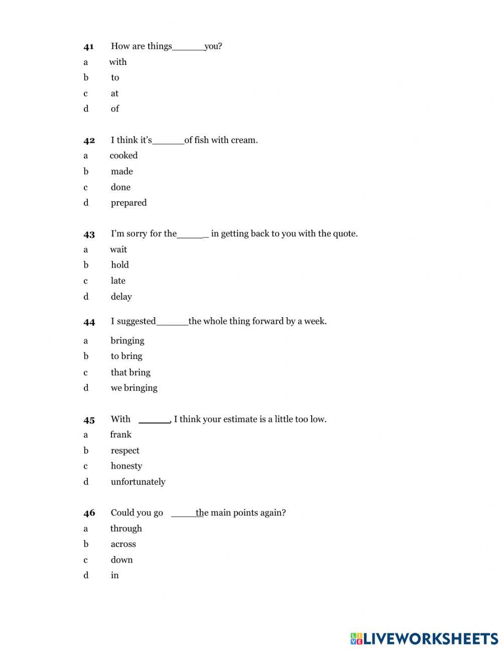 Placement test-meiko