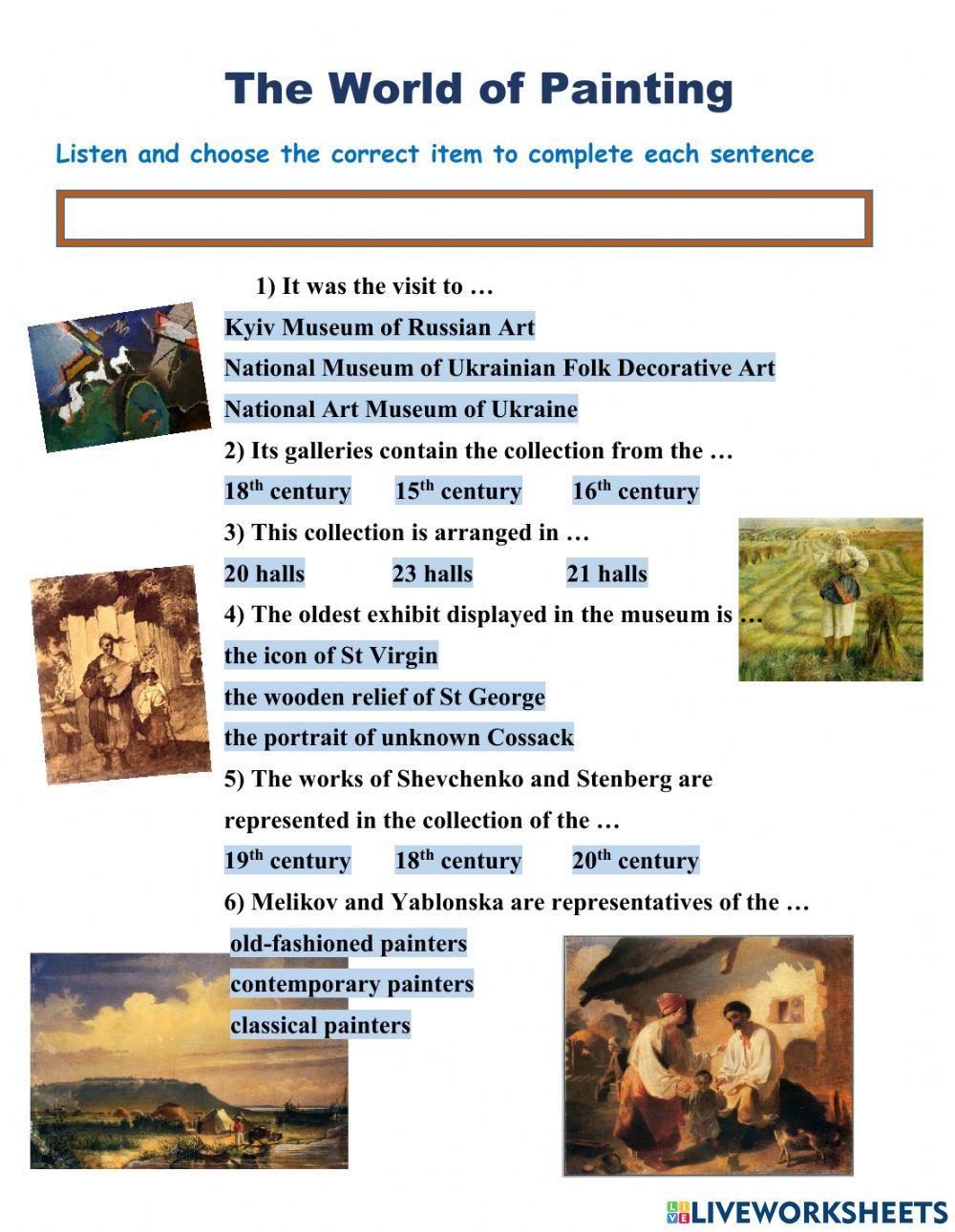 The World of Painting