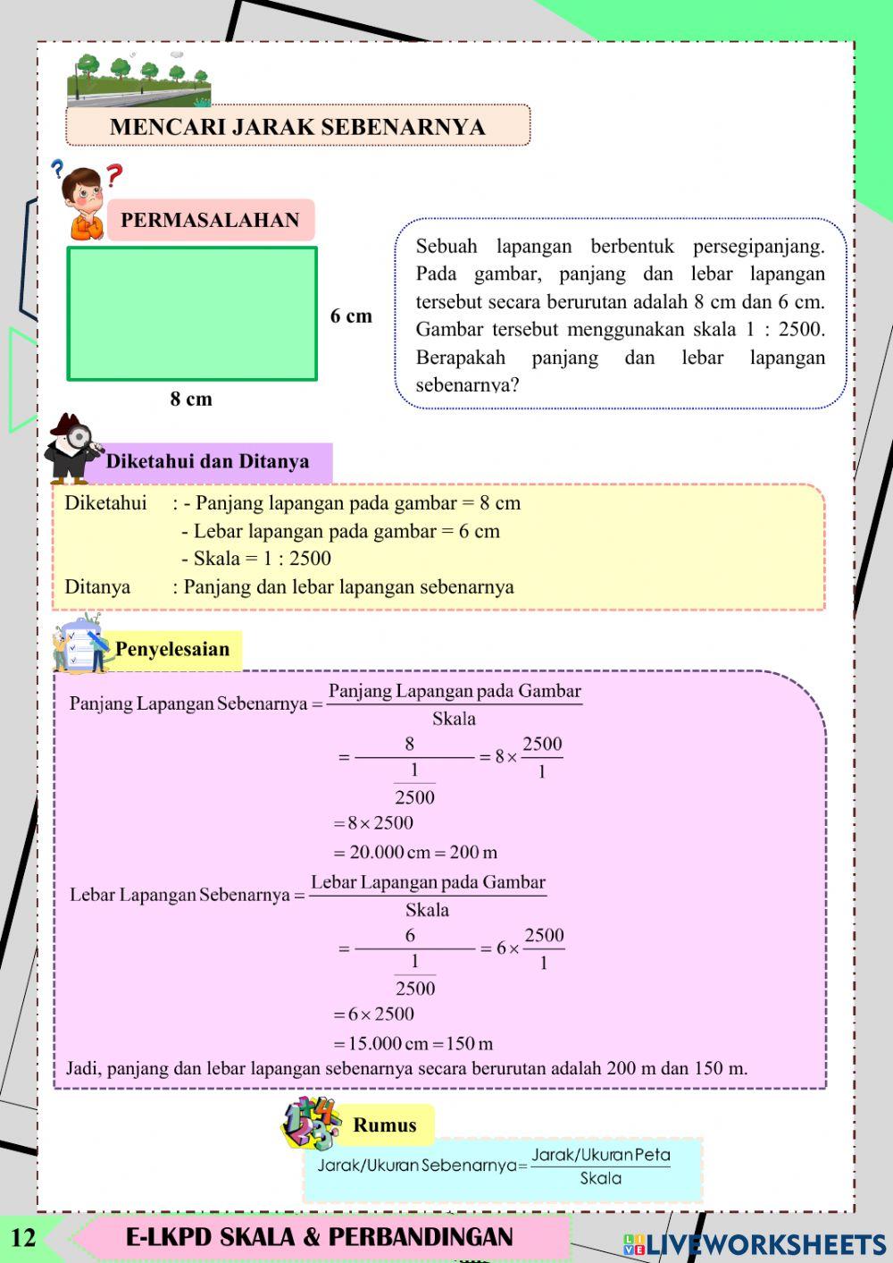 Skala dan Perbandingan