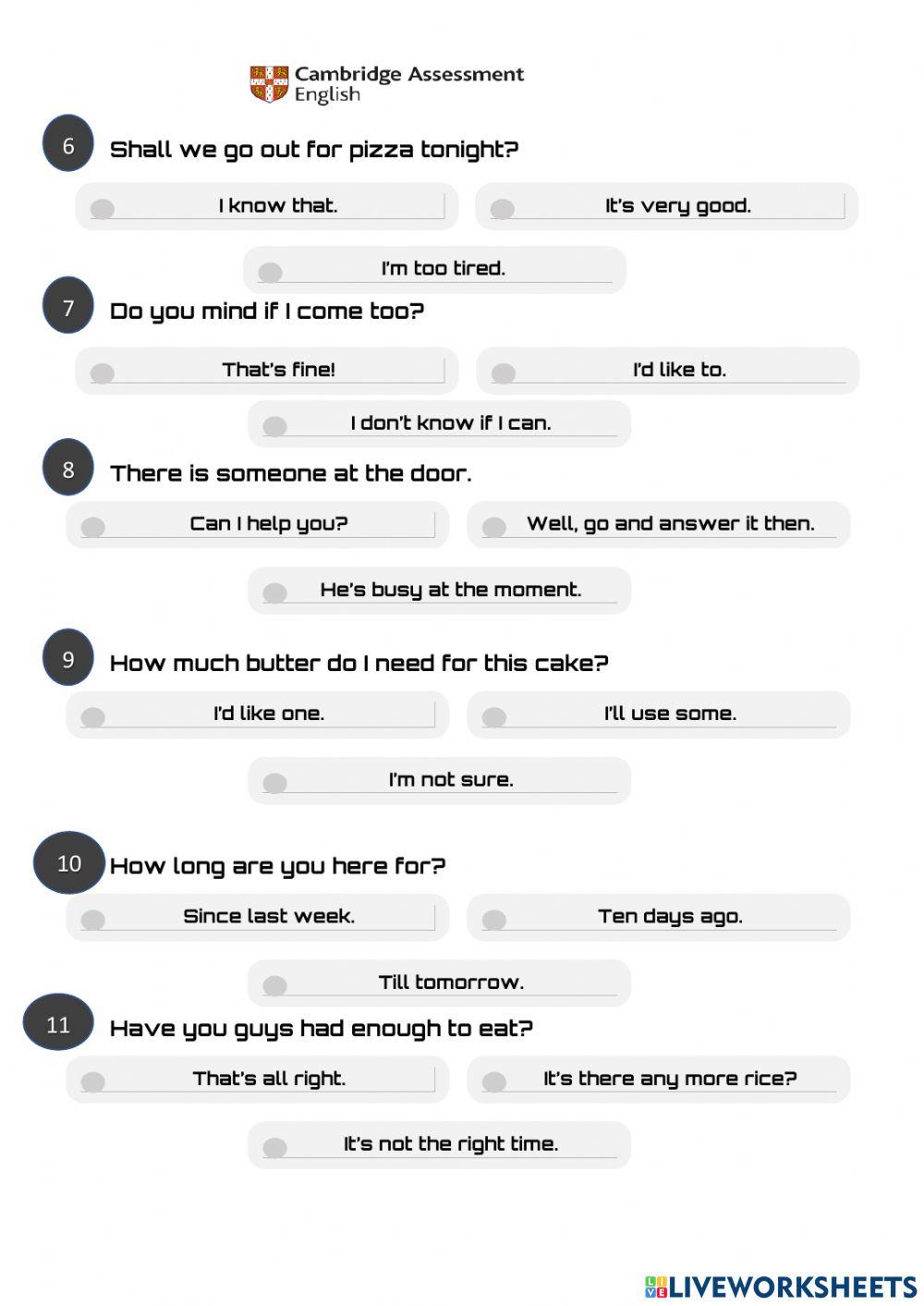 English Test Evaluation B1