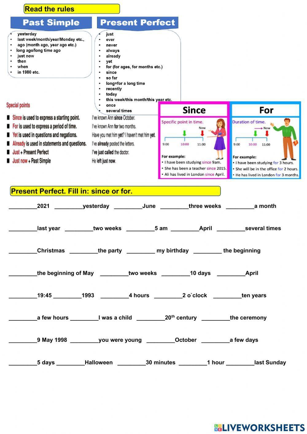 Present Perfect vs Past Simple