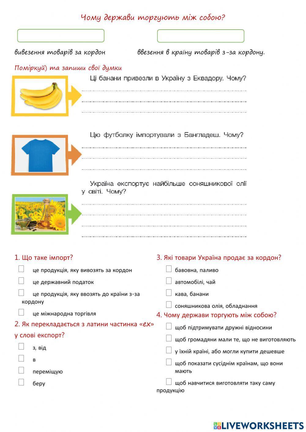 Чому держави торгують між собою