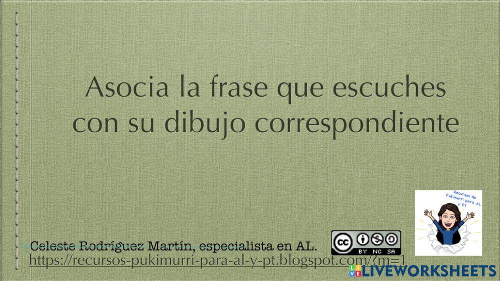 Asocia significado según la prosodia