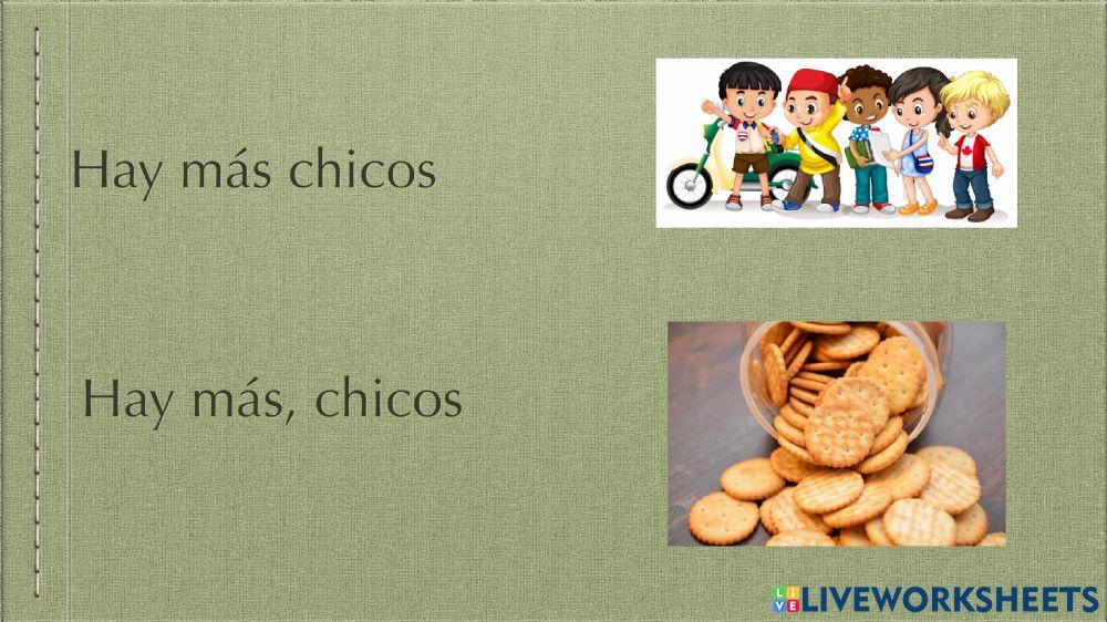 Asocia significado según la prosodia