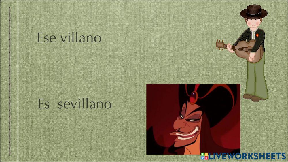 Asocia significado según la prosodia