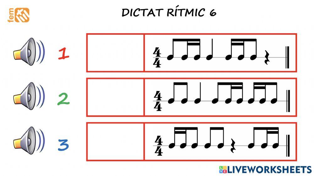 6è dictat 6
