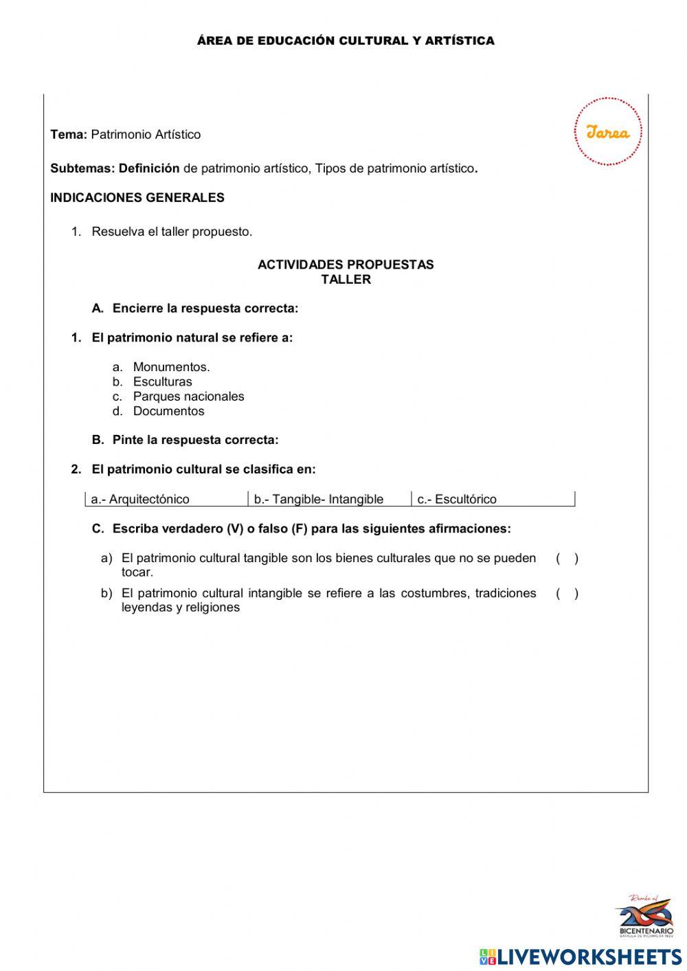 Patrimonio Artístico