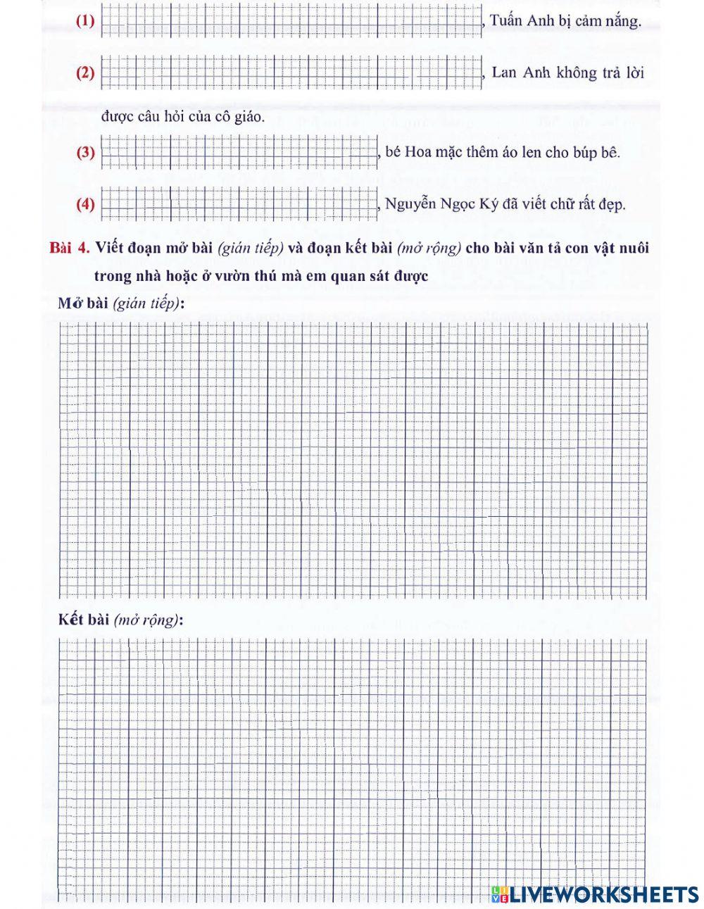 Tiếng Việt 4 - Tuần 32