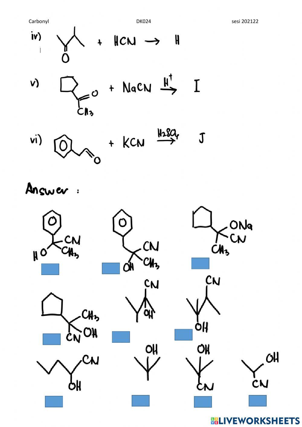 Carbonyl Compounds Carbonyl Compounds