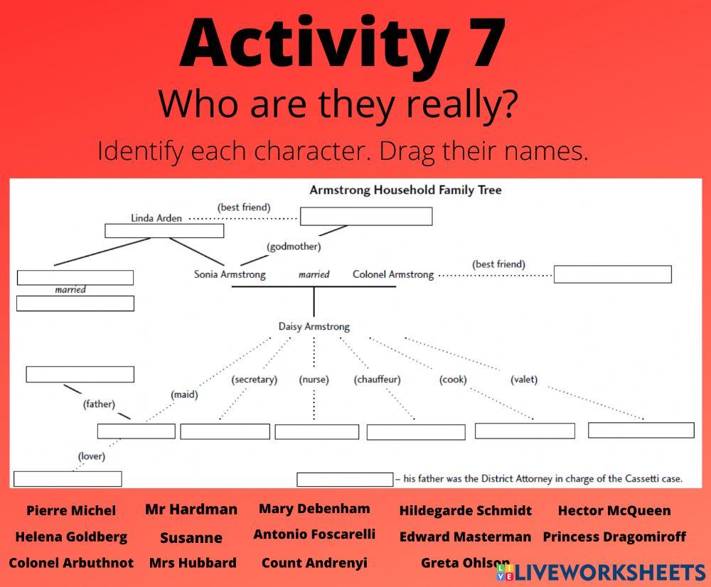 Orient Express 7 worksheet Live Worksheets