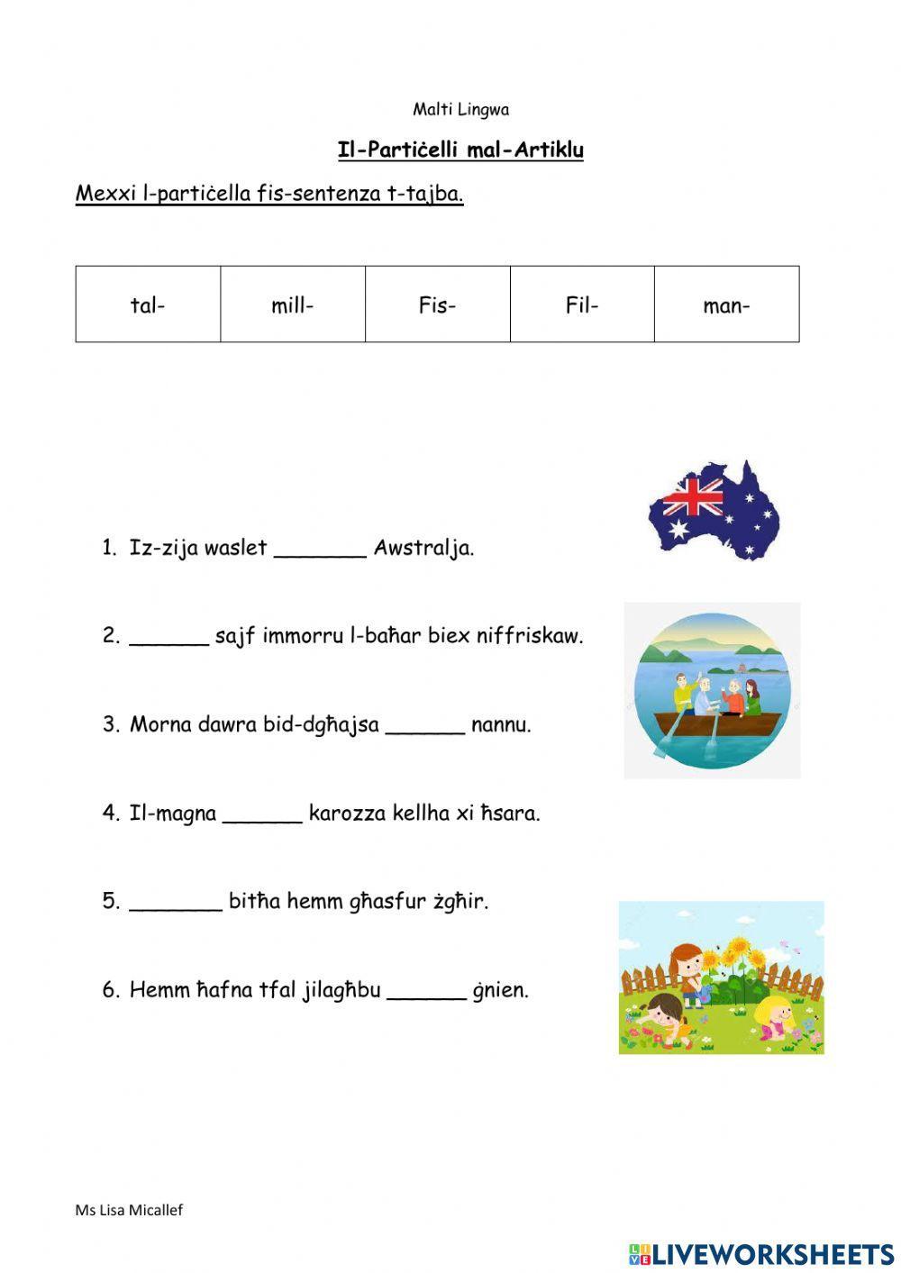 Partiċelli mal-Artiklu