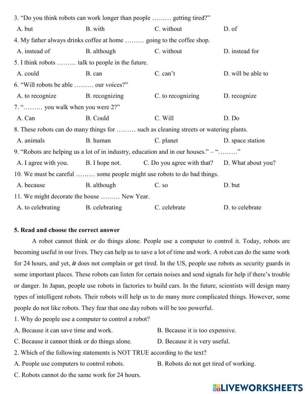 Group 5 - robots review