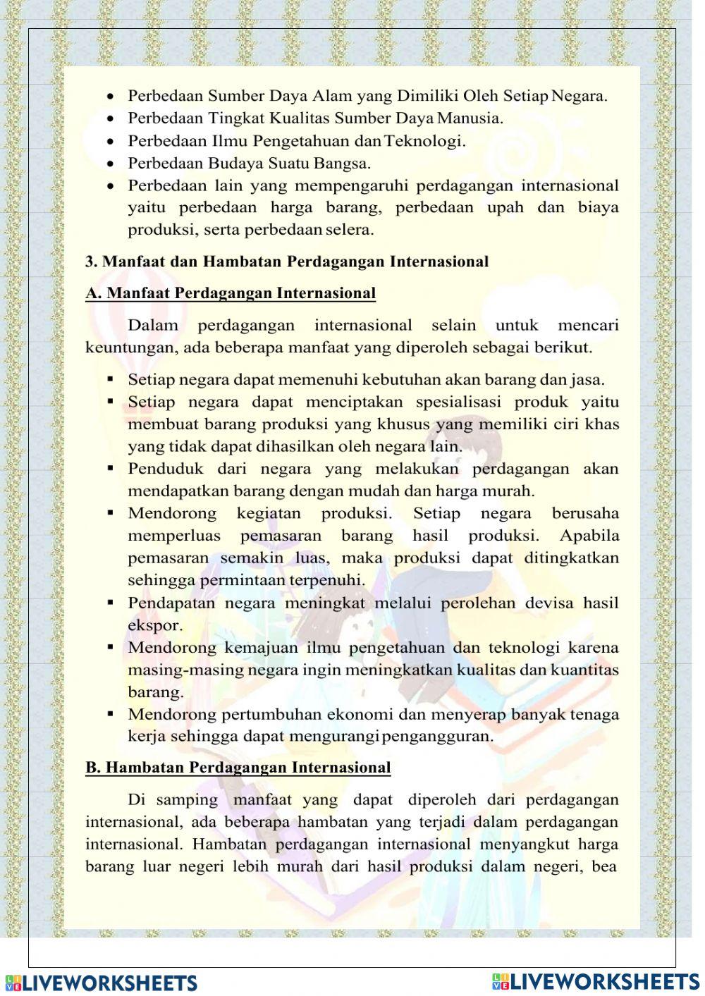 Lkpd perdagangan internasional smp