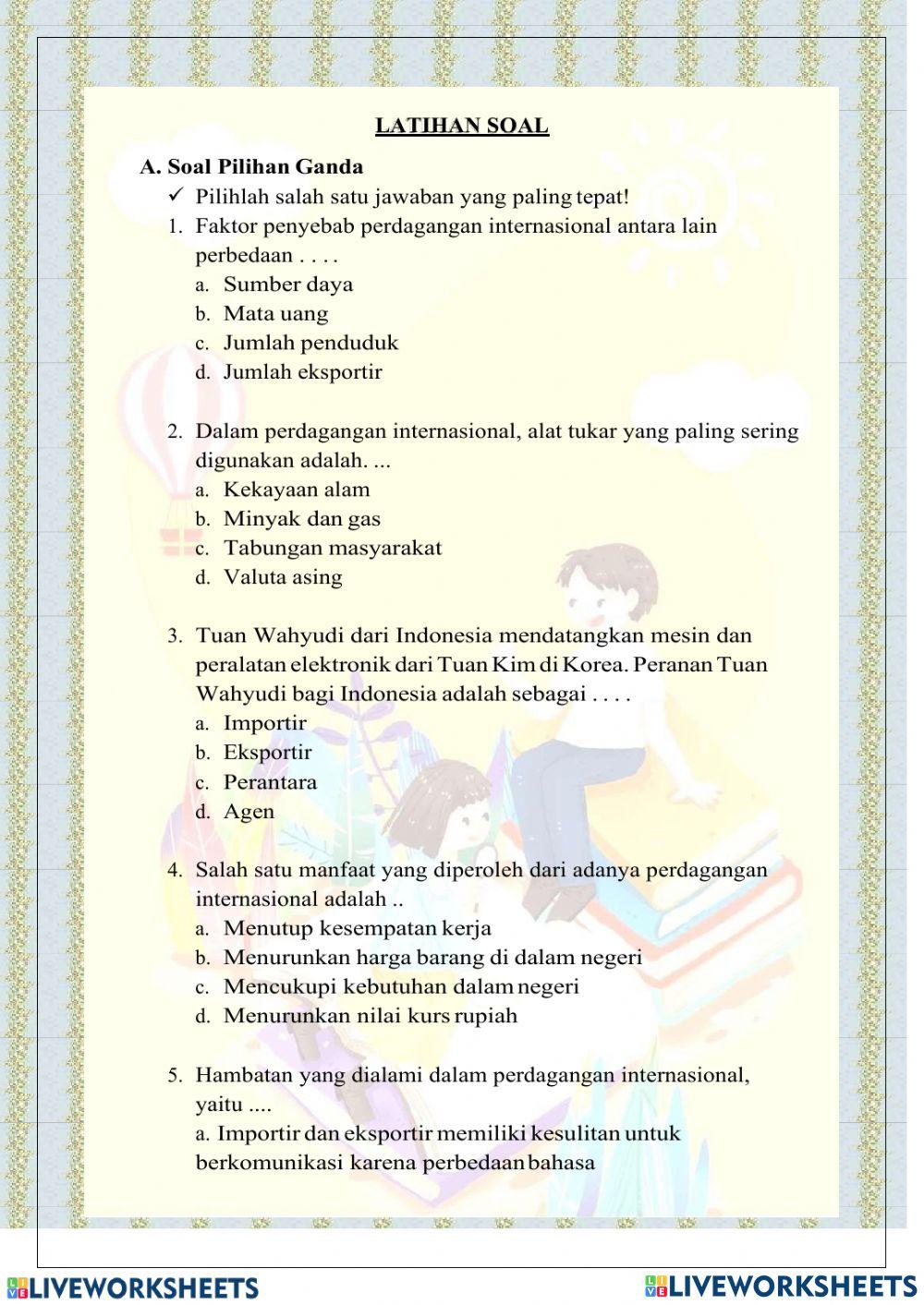 Lkpd perdagangan internasional smp