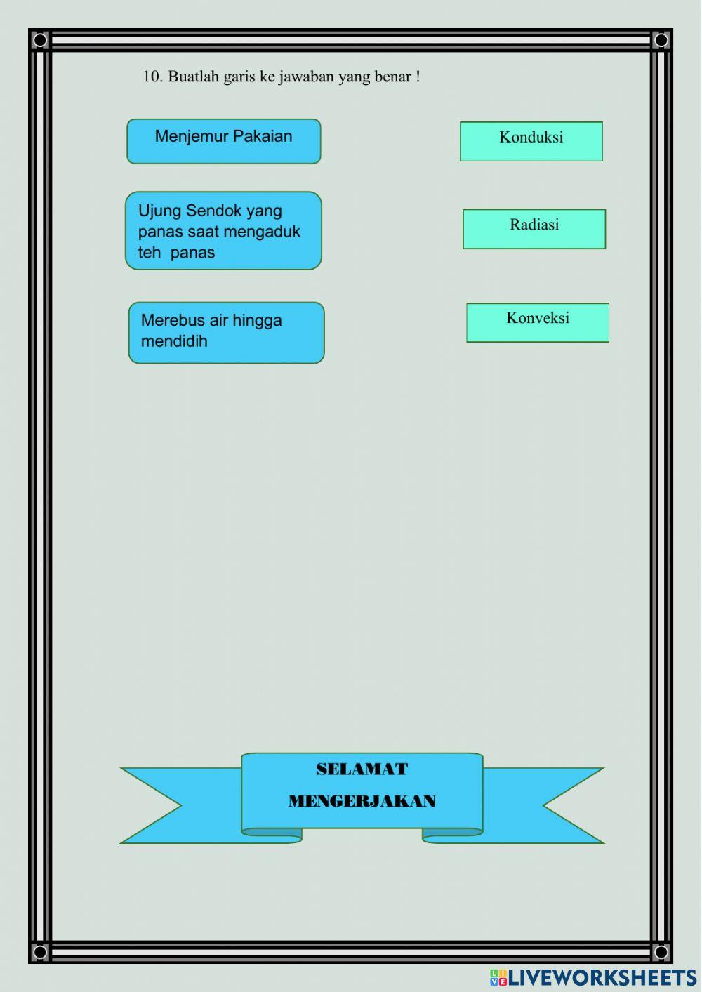 Kuis ipa suhu dan kalor