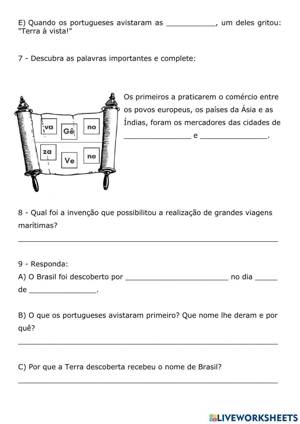 Descobrimento do brasil